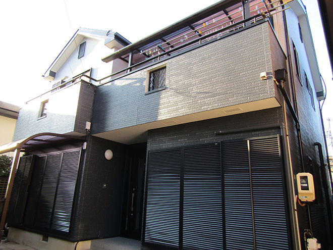 愛知県春日井市Ｎ様_外壁屋根塗装工事_施工後全景写真_株式会社麻布